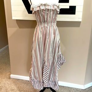 MISA Los Angeles strapless dress